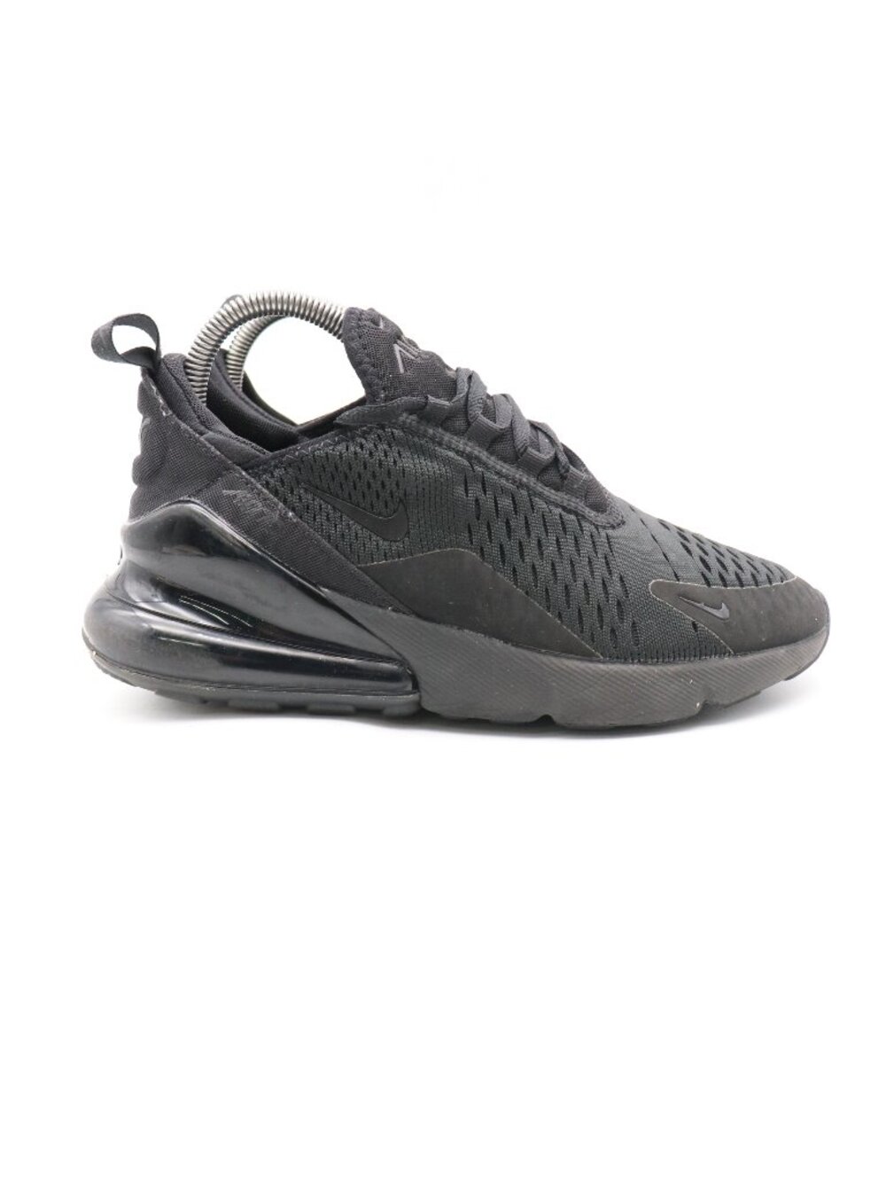 Nike Air Max 270 Women's Size 7.5 Black Casual Athletic Running Shoes Sneakers